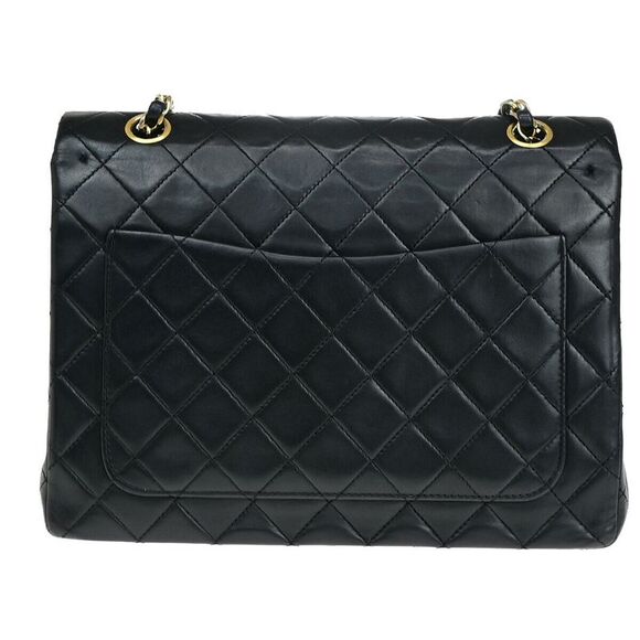 Chanel Timeless Black Leather Shoulder Bag (Pre-Owned) - Picture 2 of 12